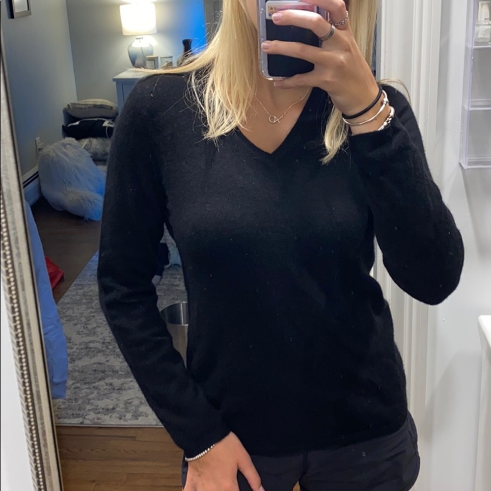 Black Cashmere Women’s Sweater